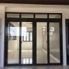 Brown UPVC Sliding Door | 4 Panels Modern Design | LuckyHome Philippines Brown UPVC sliding door with 4 glass panels – elegant, durable, and smooth-gliding modern design by LuckyHome Philippines