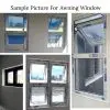 UPVC Awning Window Details | Sample Installation | LuckyHome Philippines UPVC awning window details showing multiple installation samples – durable, weatherproof, and elegant design by LuckyHome Philippines