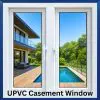 UPVC Casement Window | Modern White Frame | LuckyHome Philippines UPVC casement window with modern white frame design, featuring dual handles and clear glass, by LuckyHome Philippines.