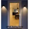 upvc-swing-door-luckyhome-philippines.webp White UPVC swing door with warm indoor lighting – elegant, weatherproof, and energy-efficient by LuckyHome Philippines