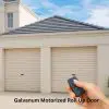 Galvanum motorized roll up door with remote control, modern automatic garage door system designed by LuckyHome Philippines.