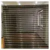 Close-up view of stainless grill type roll up door bars and polished frame, showing durable construction and smooth finish by LuckyHome Philippines.