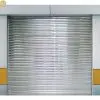Stainless Roll Up Door for Commercial Garage & Entryway | LuckyHome PH Polished stainless steel roll up door installed in a modern commercial garage, designed for smooth operation, corrosion resistance, and long-lasting performance by LuckyHome Philippines.